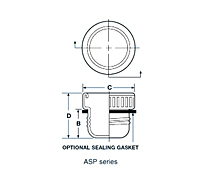 ASP SERIES - Threaded Aluminum Plugs for 37 (degree) Flared Fittings and Straight-Threaded Ports - 2