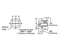 BL Series -UNF Standard Threaded Plugs (O-Ring Optional) - 2