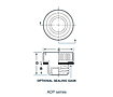 ADP Series - Threaded Aluminum Plugs for Flareless Tube and Hose Assemblies - 2