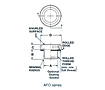 AFO Series - Threaded Aluminum Plugs for Flat - Faced O - Ring Hydraulic Fittings - 2